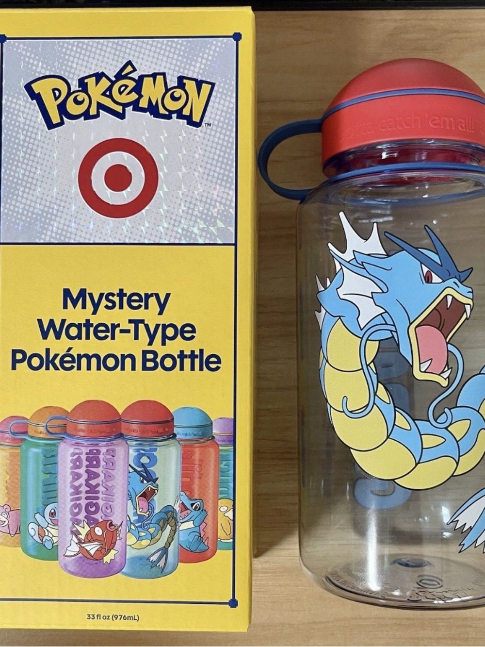 Pokémon x Target Mystery Water-Type Pokémon Bottle Gyarados